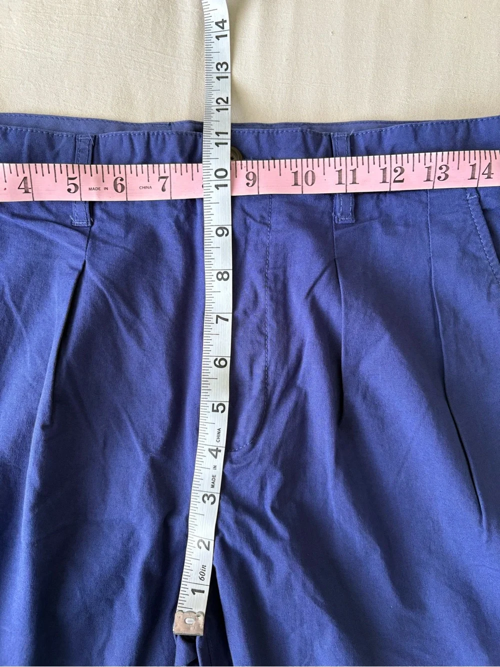 J. Crew Men's Pleated Chinos in Rich Royal Blue Size 29 × 30
